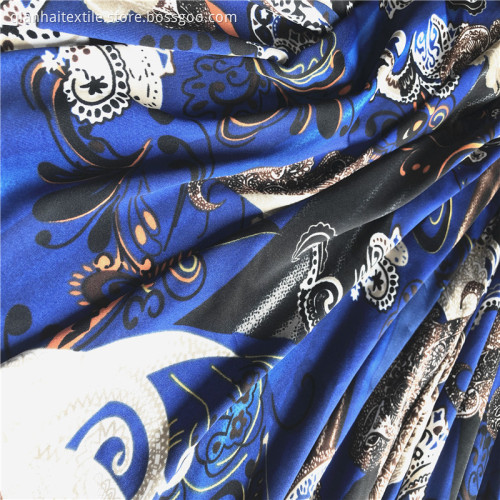 New fashion dress dty knitted printed spandex fabric